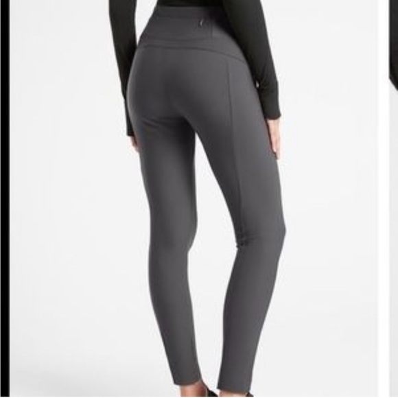NWT Athleta Stellar Tight Pant Leggings Anthracite Grey Work Travel Size XS - Picture 2 of 13